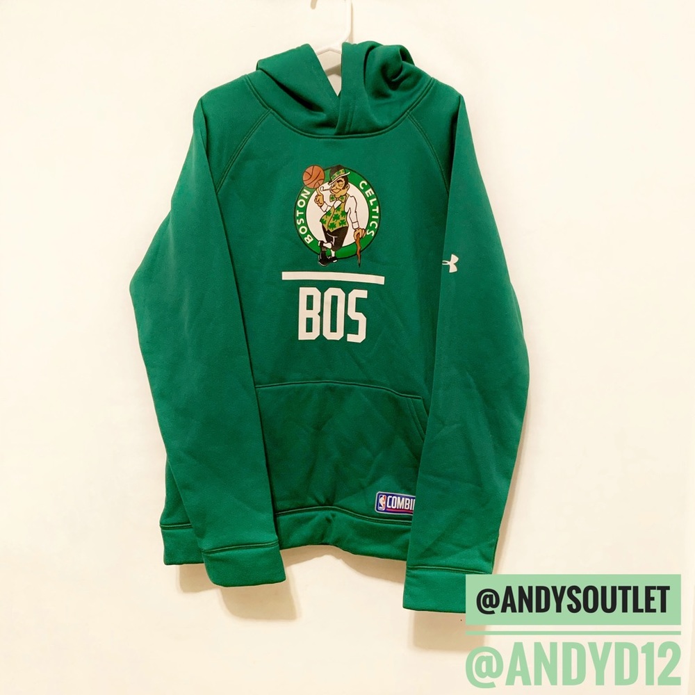 Under Armour NBA Boston Celtics Hoodie Size M Boys